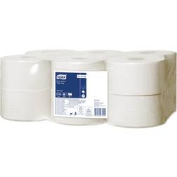 Tork Advanced Mini Jumbo Toilet Roll 1-Ply 12-pack