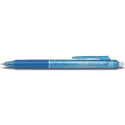 Pilot Frixion Ball Clicker Light Blue 0.5mm Gel Ink Rollerball Pen