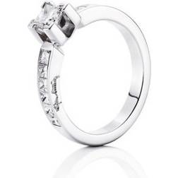 Efva Attling Rock Star Ring - White/Diamonds