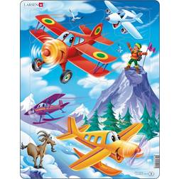 Larsen Happy Planes Racing in the Snowy Mountains 20 Pieces