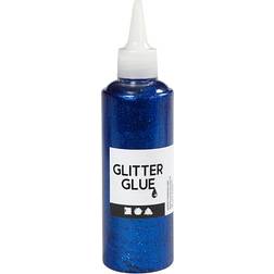 Creotime Glitter Glue Dark Blue 118ml