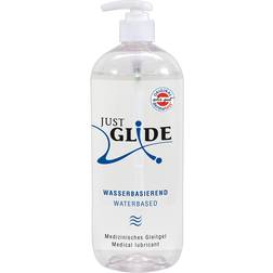 Just Glide Vesipohjainen Liukuvoide 1000 ml Kirkas