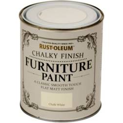 Rust-Oleum Furniture Træmaling Chalky White 0.75L