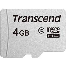 Transcend Premium 300S microSDHC-kaart 4 GB Class 10