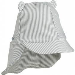 Liewood Senia Sun Hat - Sea Blue/White