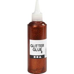 Creotime Glitter Glue Orange 118ml