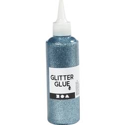 Creotime Glitter Glue Light Blue 118ml