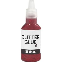 Creotime Glitter Glue Red 25ml