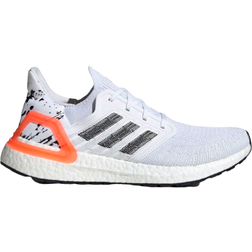 adidas UltraBOOST 20 M - Cloud White/Core Black/Signal Coral