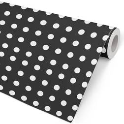 Hedlunds Of Sweden Gift Paper Dots Black/White
