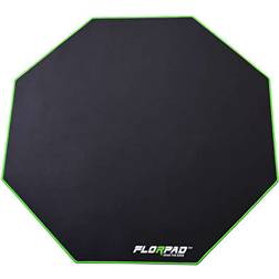 Florpad Green Line Floor Mat - Black/Green