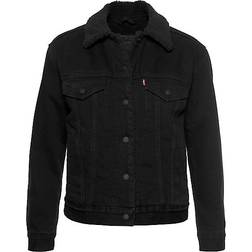 Levi's Ex-Boyfriend Sherpa Trucker Jacket - Forever Black