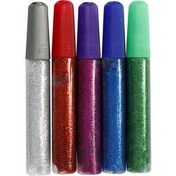 Glitter Glue 5x10ml