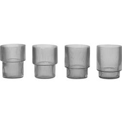 Ferm Living Ripple Drinking Glass 6cl 4pcs