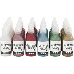 Creotime Glitter Glue Assorted Colours 36x25ml