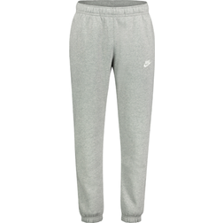 Nike Sportswear Club Fleece Joggers - Dark Grey Heather/Matte Silver/White