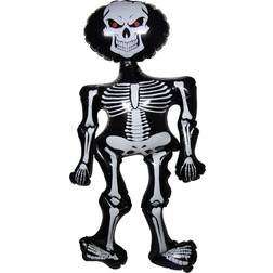 Folat Inflatable Decoration Skeleton Black/Silver