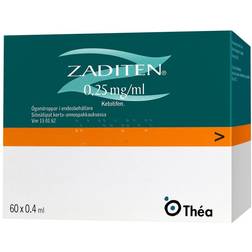 Zaditen 0.25mg/ml 24ml Ögondroppar