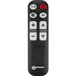 Geemarc Télécommande TV-5 7 Boutons Noir