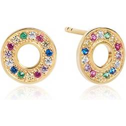 Sif Jakobs Valiano Earrings - Gold/Multicolour