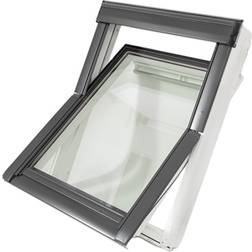 Velux GGU 0068 FK08 PVC-U, Aluminium Vridfönster 3-glasfönster 66x140cm