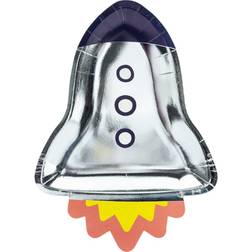 PartyDeco 6 Assiettes Space Party
