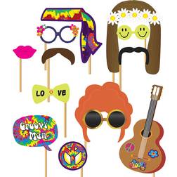 Guirca Set para Photocall hippie 12 Pcs Sin talla