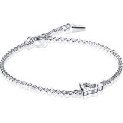 Efva Attling Mini Crazy Heart Bracelet - Silver