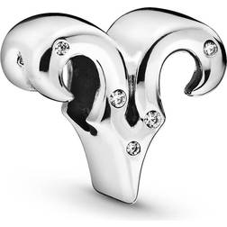 Pandora Charm Zodiaque Belier Signe Astrologique Argent