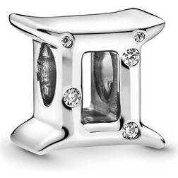 Pandora Charm Zodiaque Gemeaux Signe Astrologique Argent