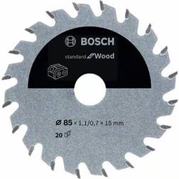 Bosch 2608837666 Disco de Sierra Standard Wood 85x15x20D:CL