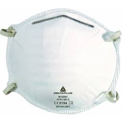 Deltaplus Masque respiratoire coque jetable sans soupape M1200 moules FFP2 nr M1200C