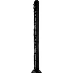 Hosed Serpiente anal realista 19 Inch Negro