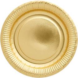 Rice Plates Gold 8-pack