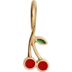 Stine A Petit Cherry Pendant - Gold/Red/Green