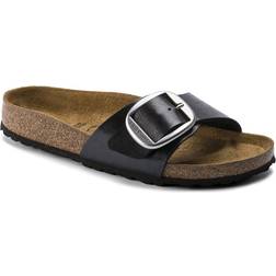 Birkenstock Madrid Big Buckle Birko-Flor - Black/Graceful Licorice