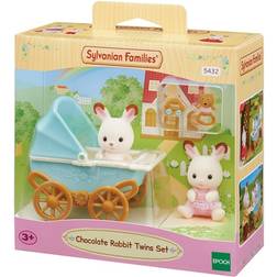 Sylvanian Families Chocolate Rabbit Twins Set