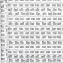 Creativ Company Presentpapper Bathhouse White/Black