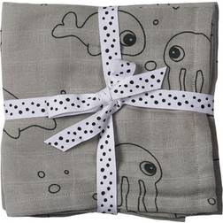 Done By Deer Swaddle Sea Friends 120x120cm 2-pack