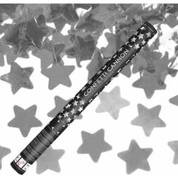 Confetti Canon Stars Silver