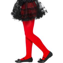 Smiffys Opaque Tights Red