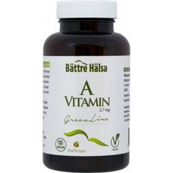 Bättre hälsa A Vitamin Green Line 100 stk