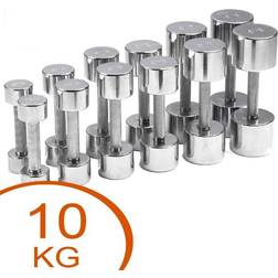 Eurosport Chrome Dumbbells 10kg