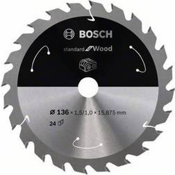Bosch Standard for Wood Sahanterä 140x1,5x12,7 mm, 24T 140x1,5x12,7 mm, 24T