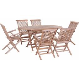 vidaXL 44659 Matgrupp, 1 Bord inkl. 6 Stolar