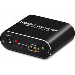 Audio Extractor HDMI-HDMI/Toslink/3.5mm F-F Adapter