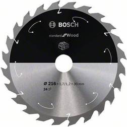 Bosch Standard for Wood Sahanterä T, 216x1,7x30 mm, 24T T, 216x1,7x30 mm, 24T