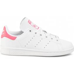 adidas Junior Stan Smith - Cloud White/Cloud White/Real Pink