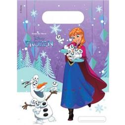 Folat Party Bags Frozen Snowflakes 6-pack