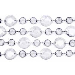 PartyDeco Garlands Crystal Colourless